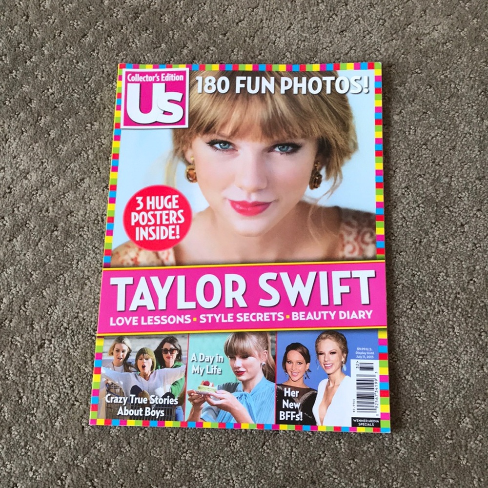 Taylor Swift Us Magazine, collectors edition.